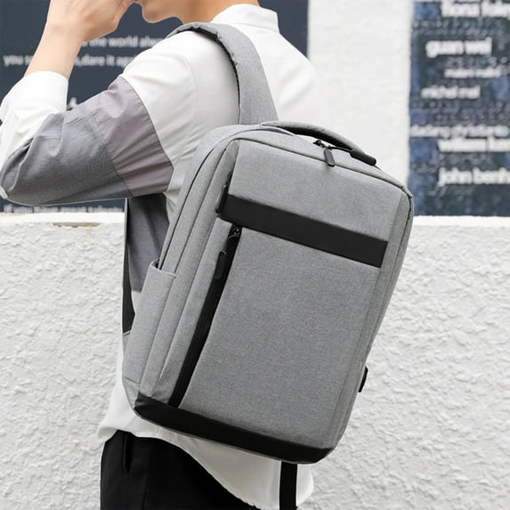 RXMEKW Backpack with Usb Charging Port Business Backpack, Suitable for Travel and Flight, Can Accommodate A 15.6-Inch Laptop and Has A Usb Charging Port