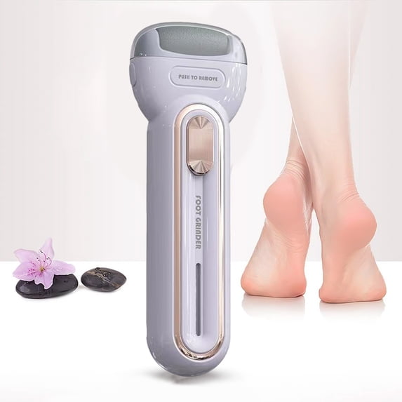 RXMEKW Callus Remover for Feet Heel Exfoliator Portable Rechargeable Foot Scrub Tool with Two-Speed Adjustment, No Harm to The Skin