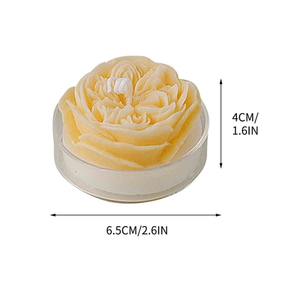 RXMEKW Candles for Home Scented,Women's Rose Heart Shaped Soy Wax Scented Candle with Long Burning Floral Aroma for Romantic Ambiance Home Decor Valentine's Day Gift