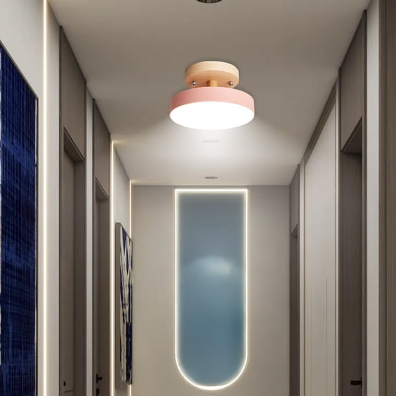 RXMEKW Ceiling Light Fixture Corridor Lights, Hallway Lights, Custom Entrance Hall Lights, Wooden Balcony Cloakroom Lights