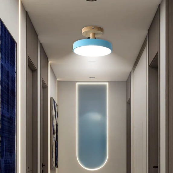 RXMEKW Ceiling Light Fixture Corridor Lights, Hallway Lights, Custom Entrance Hall Lights, Wooden Balcony Cloakroom Lights
