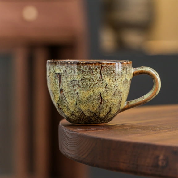 RXMEKW Ceramic Coffee Mug Coffee Cup American Latte Latte Cup Retro Cup Water Cup Milk Cup Breakfast Cup