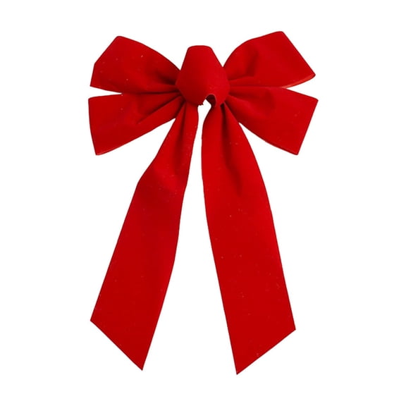 RXMEKW Christmas Bow Festive Ambiance Decoration Polyester Material Christmas Props