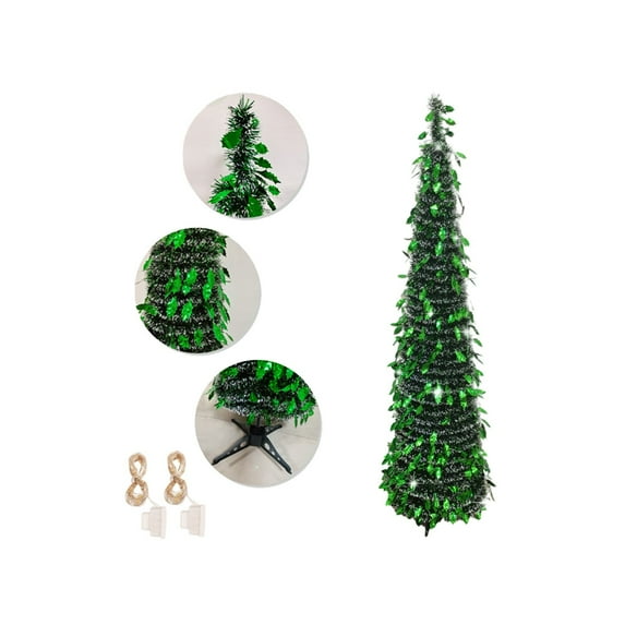 RXMEKW Christmas Tree Festival Lights Atmospheres Folding Decoration Party Christmas Tree