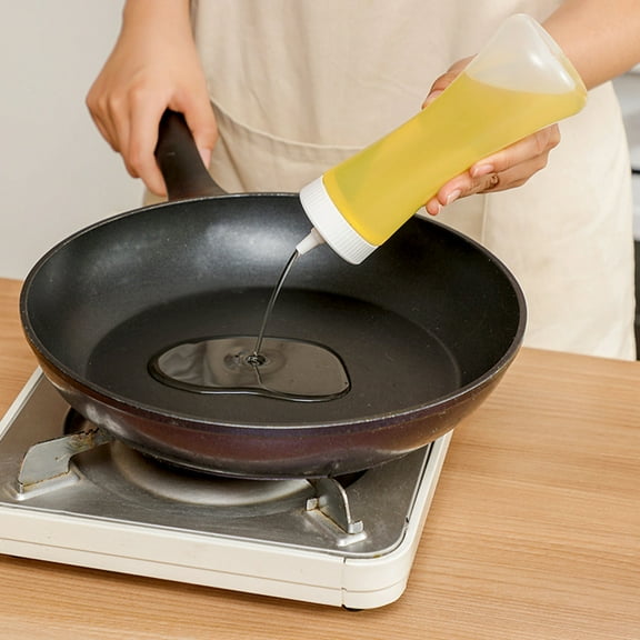 RXMEKW Condiment Bottle Squeeze 12 Oz Seasoning Squeeze Bottle with Flip Top Lid for Squeezing Seasonings, Oils, Frostings, Liquids