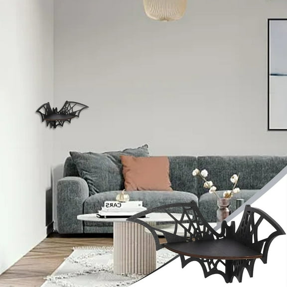 RXMEKW Corner Wall Shelf Right Angle Hollow Decorative Frame