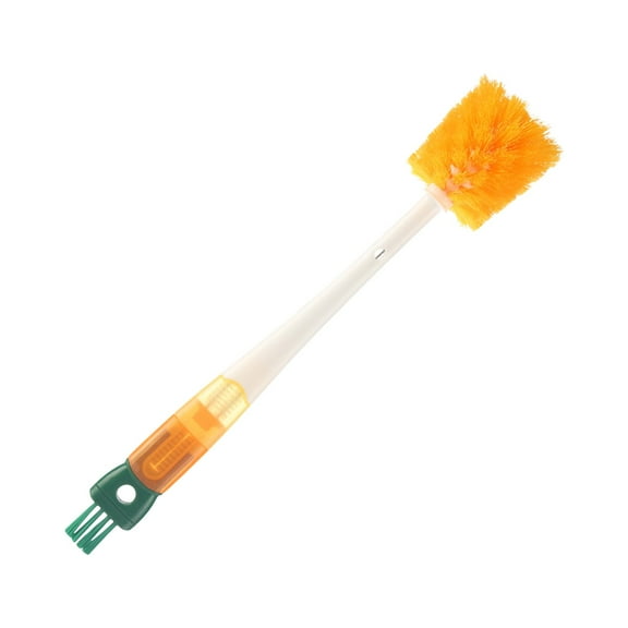 RXMEKW Cup with Straw Long Handle Multifunctional Cup Cleaning Brush Five-In-One Cup Brush Bottle Brush Straw Brush Carrot Shape
