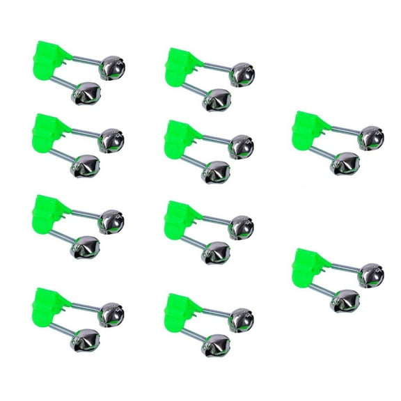 RXMEKW Fishing Bells for Rods Shakven 10 Fishing Bell Jig Fishing Bell for Fishing Rod Fishing Alarm Fishing Bell Jig Fishing Rod Alarm with Alarm Bell Fishing Indicator