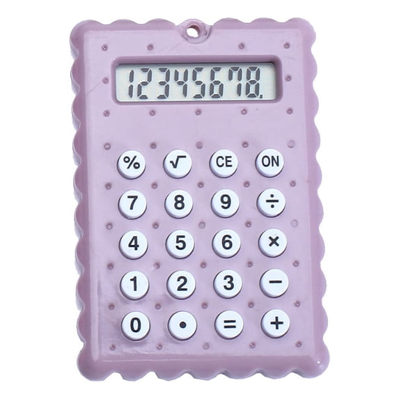 RXMEKW Small Flip Portable Mini Calculator, Keychain Pendant, Calculator Pendant