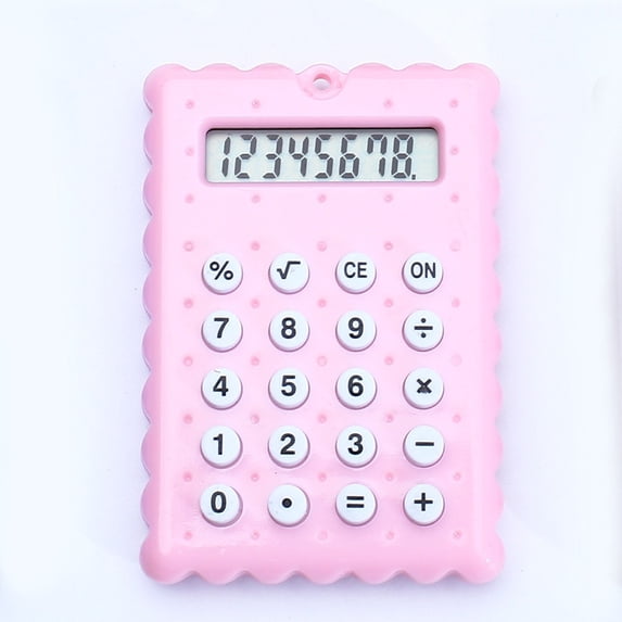 RXMEKW Small Flip Portable Mini Calculator, Keychain Pendant, Calculator Pendant