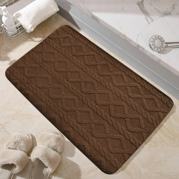 RXMEKW Front Door Mat Comfortable Bathroom Doormat Absorbent Floor Mat Bedroom Entrance Doormat Thickened Bathroom Non-Slip Floor Mat
