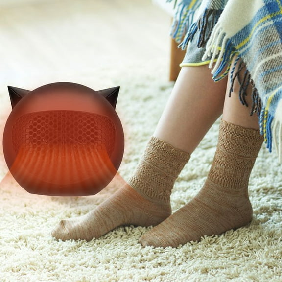 RXMEKW Gifts for Home Home Desktop Heater, Hot Air Heater, Cartoon Heater, Super Wind Speed, 600W Overheating Protection, Suitable for Home Office, Bedroom, Bathroom, Gift Choice