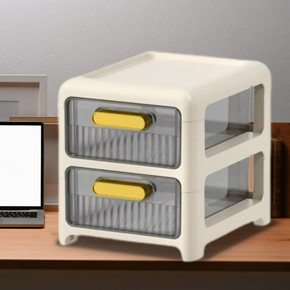 RXMEKW Home Office Desks Drawer-Type Desktop Organizer Office Cosmetics Storage 1-Pc