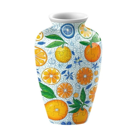 RXMEKW Living Room Decor 3-D Mosaic Vase House, Kids Gift Floral Home Table Décor