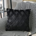 thumbnail image 1 of RXMEKW Living Room Decor Solid Color Cross Plaid Decorative Pillowcase 40X40Cm Suitable for Living Room Sofa Bed Fashionable Home Decoration Soft Plush Cushion, 1 of 6