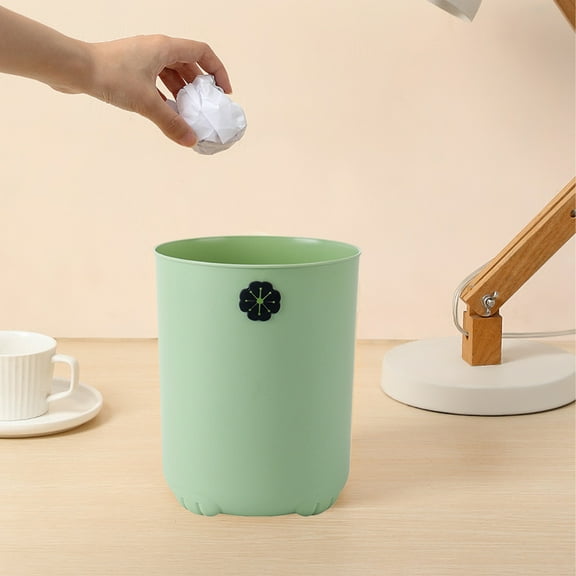 RXMEKW Living Room Storage Desktop Trash Can Storage Barrel Home Living Room High Value Dormitory Office Mini Cute