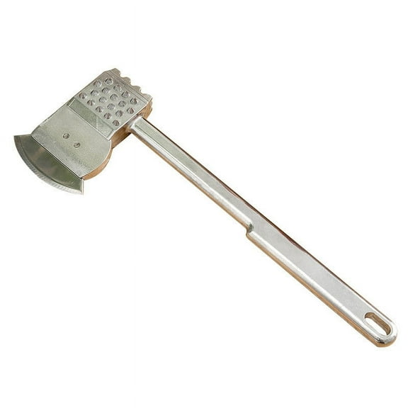 RXMEKW Meat Tenderizer Stainless Steel 2 In 1 Stainless Steel Kitchen Meat Aluminum Alloy Metal Kitchen Meat Tenderizer
