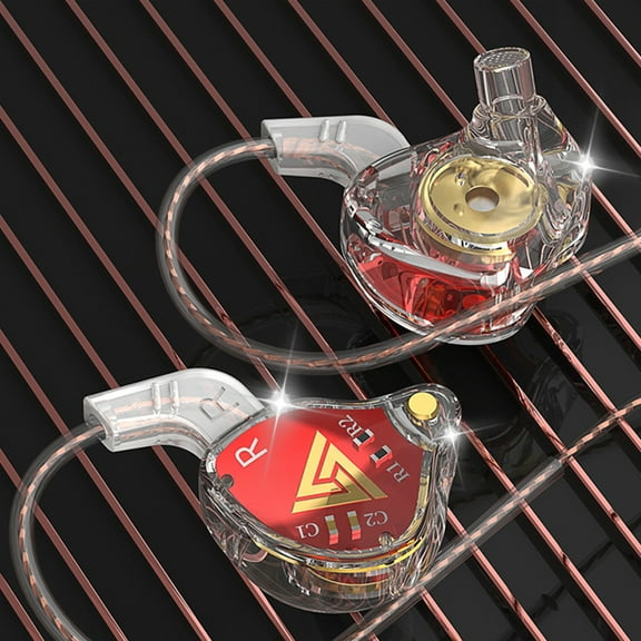 RXMEKW Microphone for Computer Monitor-Grade Headphones for Computer Games with Microphone, Remote Control, Sports Running, In-Ear Headphones