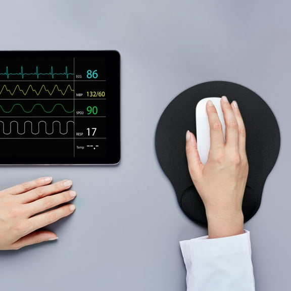 RXMEKW Mouse for Laptop Gel Wrist Support Gaming Mouse Pad for Computer Pc Laptop