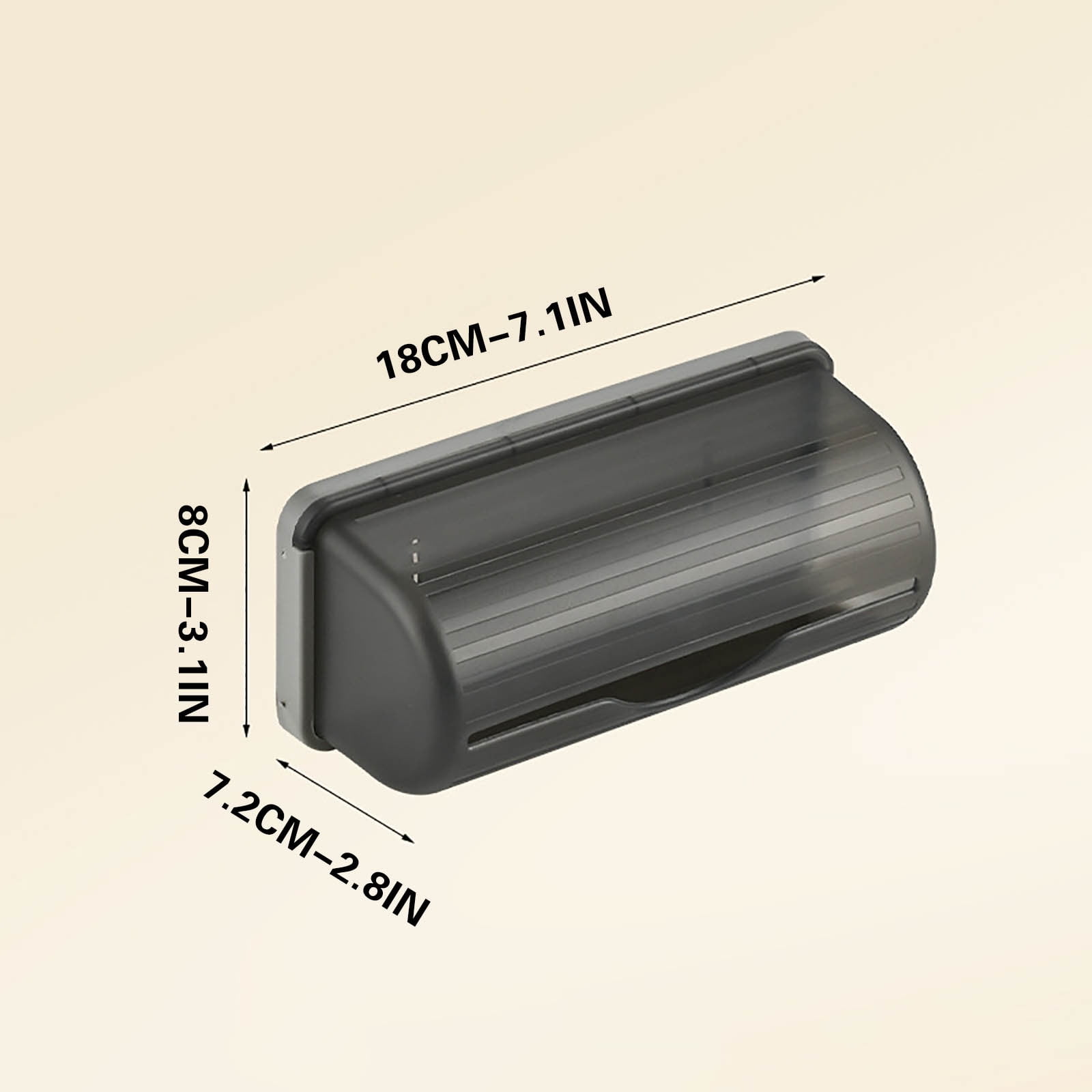 RXMEKW Non Punched Garbage Bag Storage Box Wall Mounted Pullout