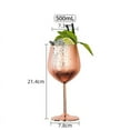 thumbnail image 1 of RXMEKW Outdoor Wine Glasses Stainless Steel Wine Goblet 500 Ml, Unbreakable Metal Cup, 1 of 4