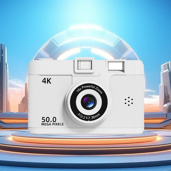 RXMEKW Phone Camera Lens Digital Camera Student Party Ccd Card Camera Mirrorless 2.4-Inch Hd Screen 16X Zoom with Wifi Connection Mobile Beauty Camera