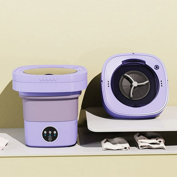 RXMEKW Portable Washing Machine Portable Washing Machine Washing and Drying Small Washing Machine Student Dormitory Baby Washing Machine 7L