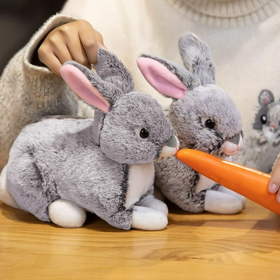 RXMEKW Rabbit Toys for Bunnies Stuffed Rabbits Doll Made of Soft Wistiti Fabric Easter Stuffed Rabbits Toy Children's Doll Festive Ambiance Decoration