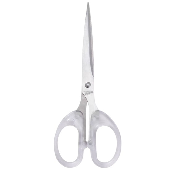 RXMEKW Simples Office Scissors Transparent Hand Helds Notebook Scissors Small Scissors for Students Art and Crafts Paper Cutting Knife