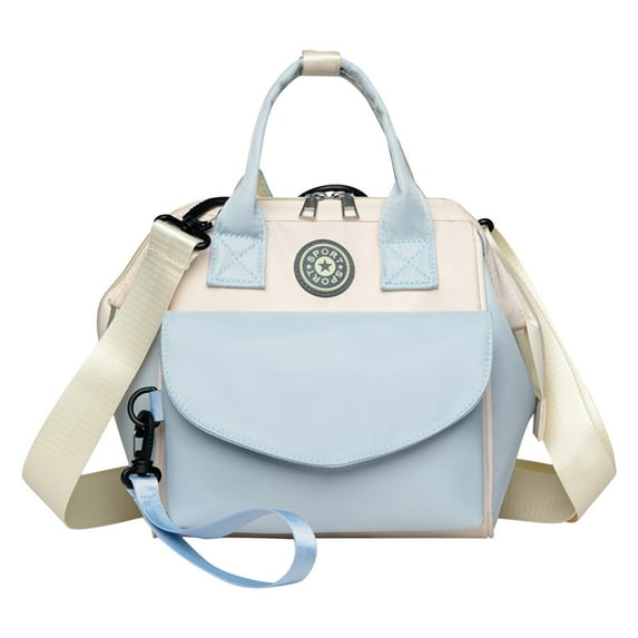 RXMEKW Small Diaper Bag Small Cute Mommy Bag, Detachable Front Pocket Multi-Function Diaper