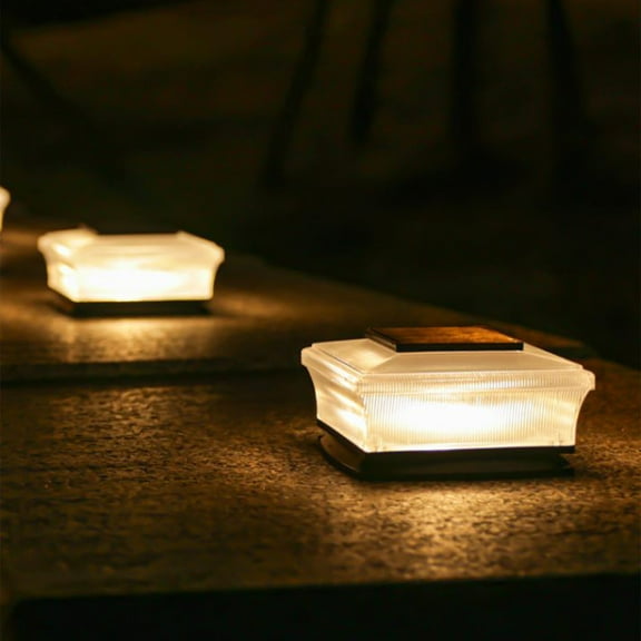 RXMEKW Solar Outdoor Lights Solar Post Lights Villa Gate Post Lights Outdoor Garden Lights Fence Post Lights Garden Gate Post Lights