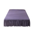 thumbnail image 1 of RXMEKW Solid Color Bed Skirt Concise Washed Cottons Edge Bedspread Skirt Bed Hats Bed Sheet Dirtproof Non-Slip Protective Cover Cover, 1 of 6