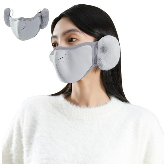 RXMEKW Winter Face Mask Winter Warm Mask Cold-Proof Earmuffs Warm Face Mask