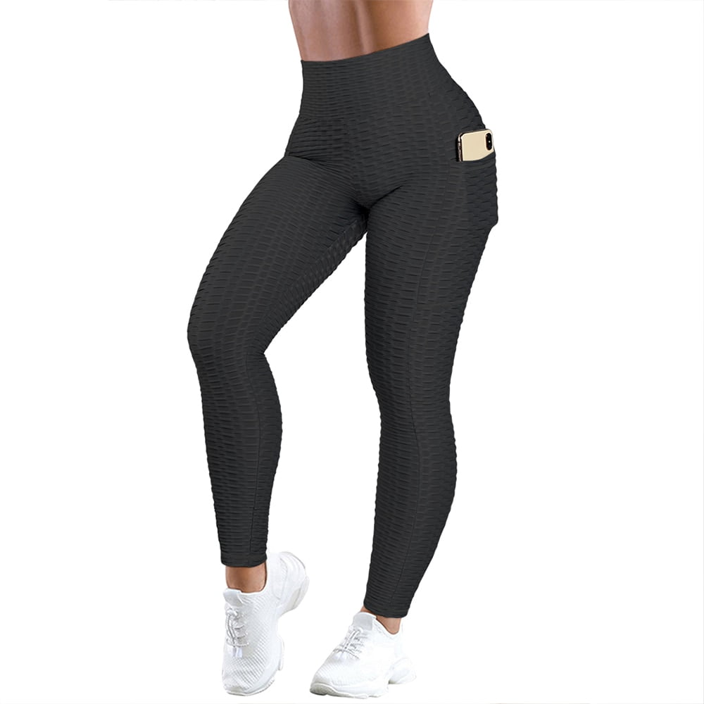 RXRXCOCO Stretchy Workout Women Leggings with Pocket Female Yoga Pants