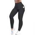 thumbnail image 1 of RXRXCOCO Stretchy Workout Women Leggings with Pocket Female Yoga Pants, 1 of 8