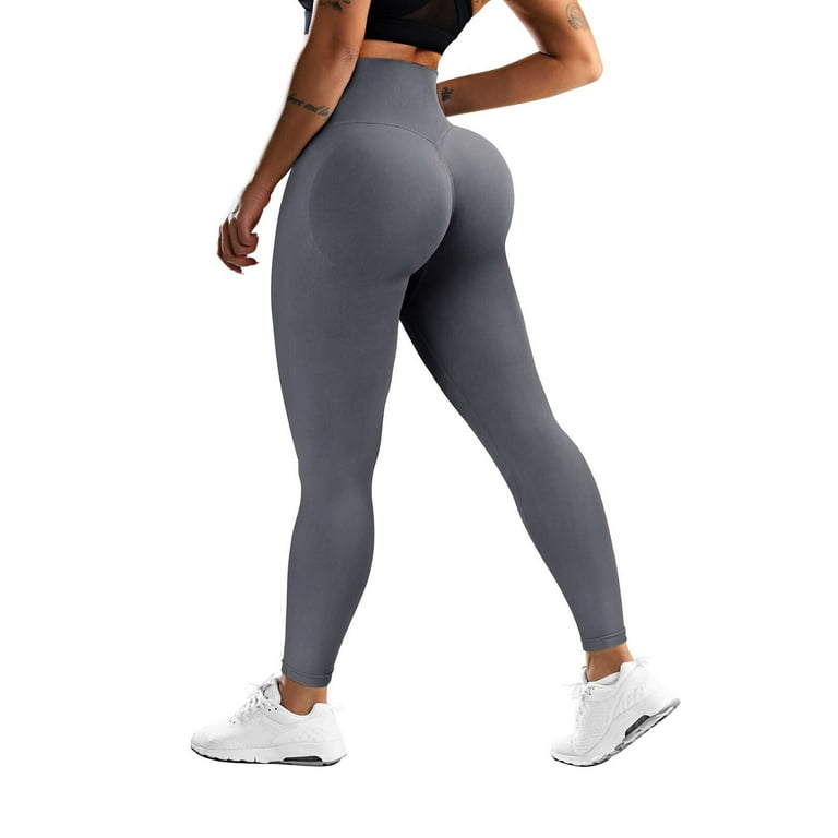 RXRXCOCO Women's Seamless Scrunch Legging Workout Leggings for Women Butt  Lift Tights Gym Yoga Pant 