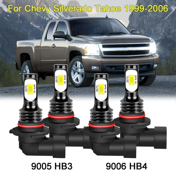 RXTSQI 6000K White LED Automotive Bulb fits Chevy Silverado-Tahoe 2 Pack