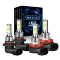 thumbnail image 1 of RXTSQI For Dodge Ram with 4-Headlamps 2009-2012 4x 9005 H11 LED Headlight High Low Beam Bulbs White, 1 of 12