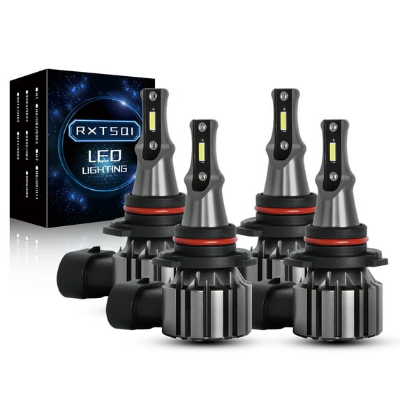 RXTSQI For Kia Soul 2021 with Projector Led Headlight Bulbs HB3 9005 High&Low Beam 4pcs