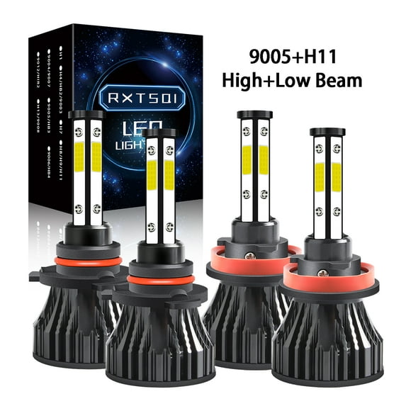 RXTSQI For Subaru Outback 2015-2019 4x 9005 H11 LED Headlight High Low Beam Bulbs,X15
