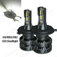 thumbnail image 1 of RXTSQI H4 9003 HB2 LED Headlight Bulb High Low Beam Car Motorcycle 6000K White 12V Hi/Lo Light Headlamp Conversion Kit (2 Pack),z8, 1 of 12