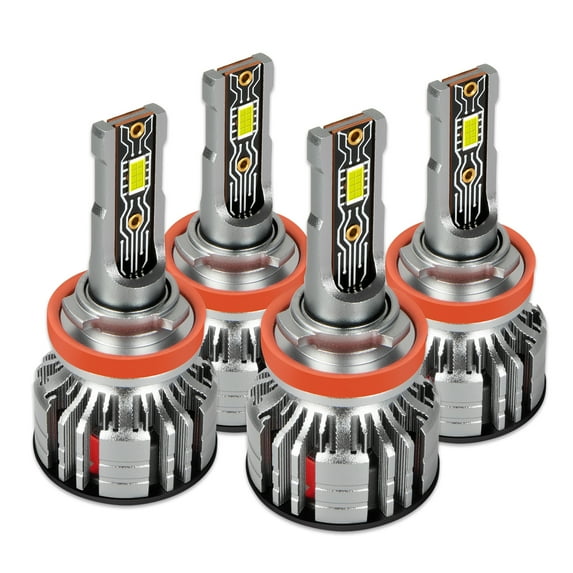 RXTSQI for Ford Transit Connect 2014 2015 2016 2017 2018 2019 2020 LED Headlight Bulbs H11 High Beam + H11 Low Beam 4pcs