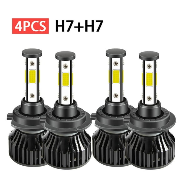 RXTSQI for Hyundai Veloster 2012-2017 LED Headlight Bulbs H7+H7 High+Low Beam White 4pcs,X15