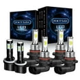 thumbnail image 1 of RXTSQI for Saturn Vue 2002-2007 Combo 9005 9006 880 LED Headlights+Fog Light 6X Bulbs White,3570, 1 of 12