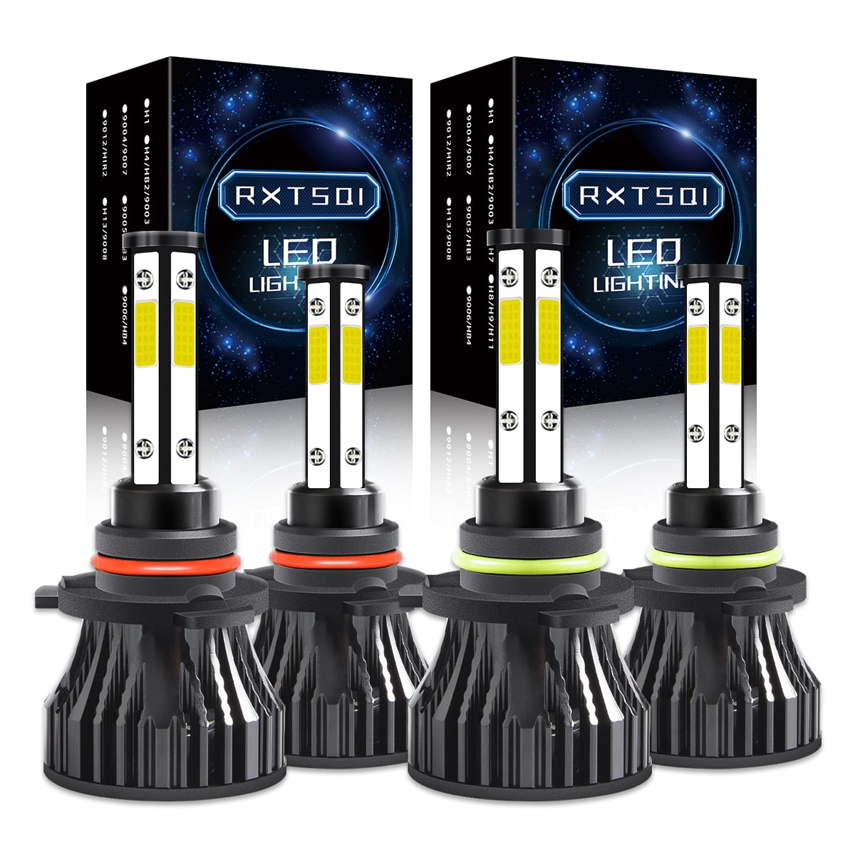 RXTSQI for Toyota Corolla 1993-1997 LED Headlight Bulbs White High/Low ...