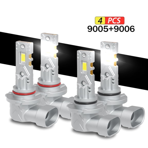 RXTSQI for Toyota Corolla 2001-2016 LED Headlight Bulbs 9005 9006 High Low Beam Super Bright White