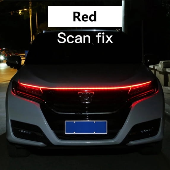 Runner Led Light RXZ LED Daytime Running Light Scan Starting Car Hood Decorative Lights ...