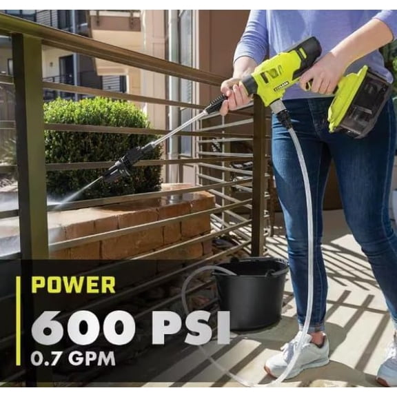 RY121850 Fits for RYOBI HP 18V Brushless EZClean 600 PSI 0.7 GPM Cordless Cold Water Power Cleaner (Tool Only)$$Garden & Patio