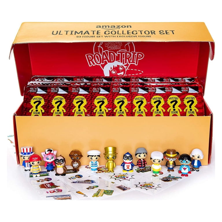 Ryan’s World ライアンズ・ワールド ロードトリップ フィギュアセット Bonkers Toys, Ryan's World Road Trip 53 PC Complete Figure Set