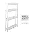 thumbnail image 1 of RYANSTAR RACING 4-Tier Slim Storage Cart with Wheels 3.74'' Wide Rolling Cart for Narrow Spaces Adjustable, 1 of 10